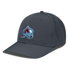 NHL Charcoal Colorado Avalanche Levelwear Rise Flex Hat