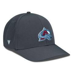 NHL Charcoal Colorado Avalanche Levelwear Rise Flex Hat