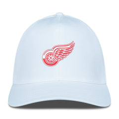 NHL White Detroit Red Wings Levelwear Zeta Flex Hat