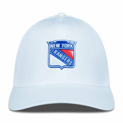 NHL White New York Rangers Levelwear Zeta Flex Hat