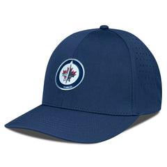 NHL Navy Winnipeg Jets Levelwear Zeta Flex Hat