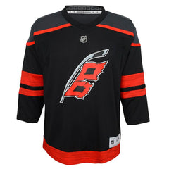 NHL Black Carolina Hurricanes Youth Home Replica Custom Jersey