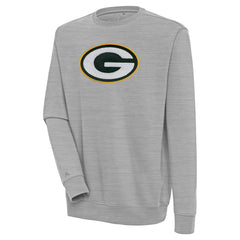 Antigua Victory Crewneck Pullover Sweatshirt - Green Bay Packers