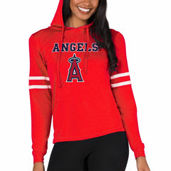 MLB Los Angeles Angels Concepts Sport Women's Marathon Lightweight Lounge Pullover Hoodie