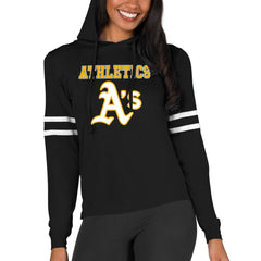 MLB Athletics Concepts Sport Women's Marathon Lightweight Lounge Pullover Hoodie