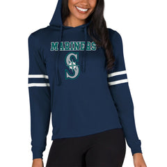 MLB Seattle Mariners Concepts Sport Women's Marathon Lightweight Lounge Pullover Hoodie