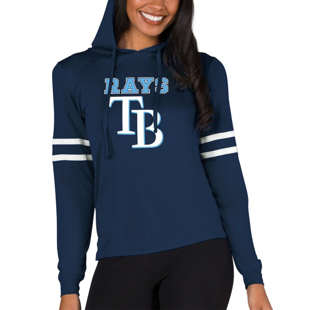 MLB Tampa Bay Rays Concepts Sport Women's Marathon Lightweight Lounge Pullover Hoodie