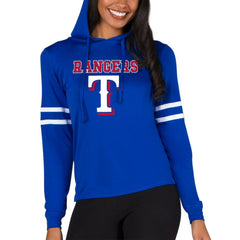 MLB Texas Rangers Concepts Sport Women's Marathon Lightweight Lounge Pullover Hoodie