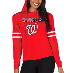 MLB Washington Nationals Concepts Sport Women's Marathon Lightweight Lounge Pullover Hoodie