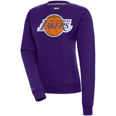 NBA Los Angeles Lakers Antigua Women's Victory Crewneck Pullover Sweatshirt