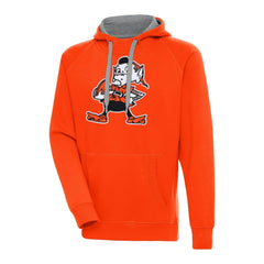 Adult Throwback Logo Victory Pullover Hoodie - Cleveland Browns