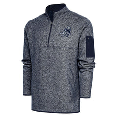 Adult Throwback Logo Fortune Quarter-Zip Pullover Jacket - Dallas Cowboys