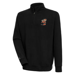 Adult Throwback Logo Victory Quarter-Zip Pullover Top - Cleveland Browns