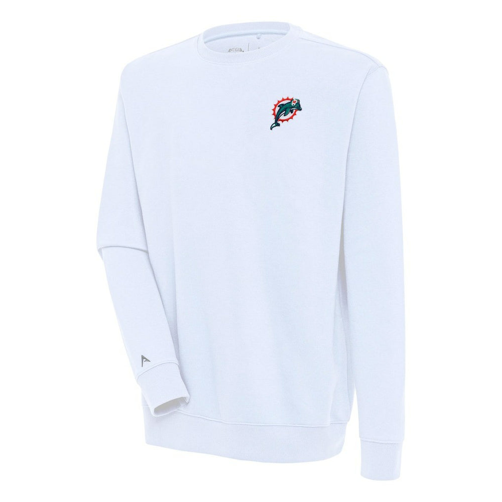 Adult Throwback Logo Victory Pullover Sweatshirt - Miami Dolphins