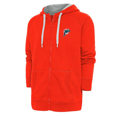 Adult Throwback Logo Victory Full-Zip Hoodie - Miami Dolphins