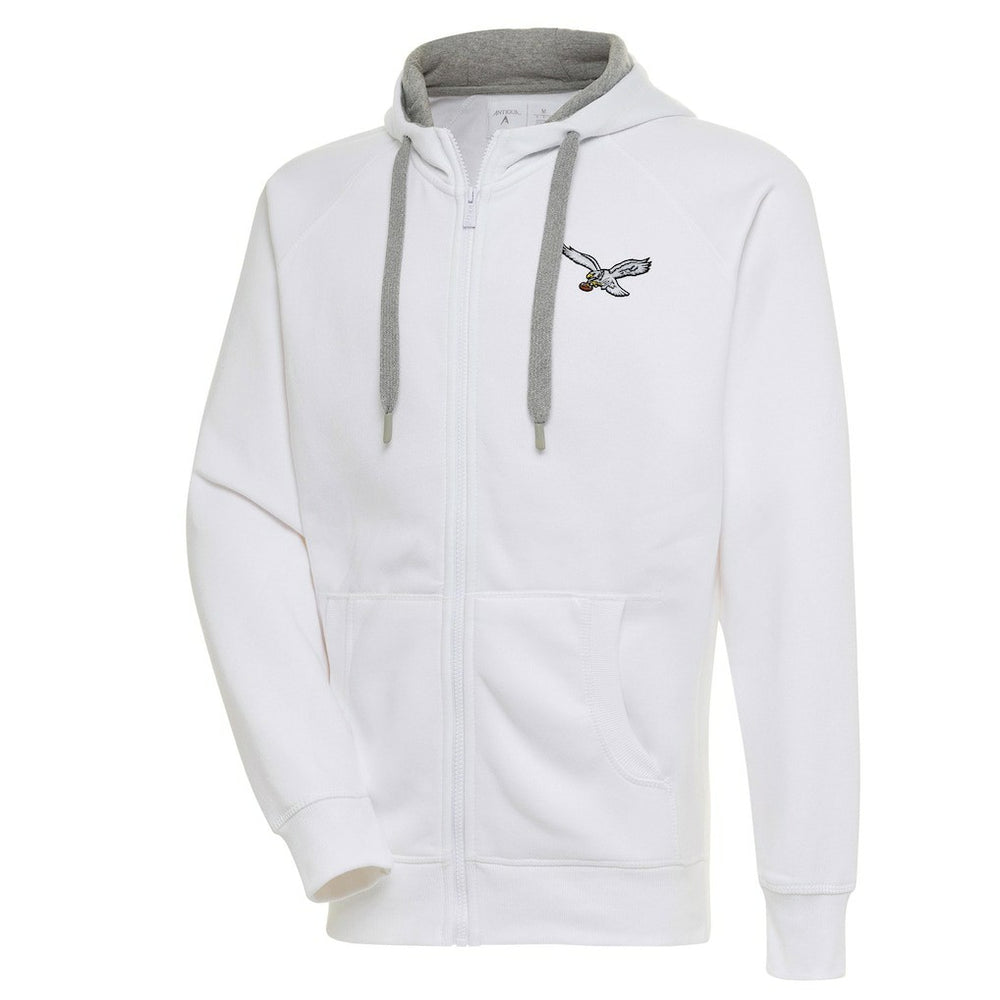 Adult Throwback Logo Victory Full-Zip Hoodie - Philadelphia Eagles