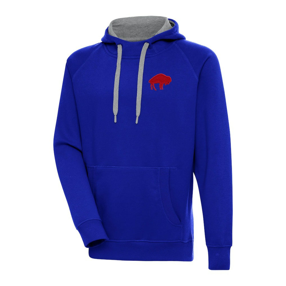 Adult Throwback Logo Victory Pullover Hoodie - Buffalo Bills