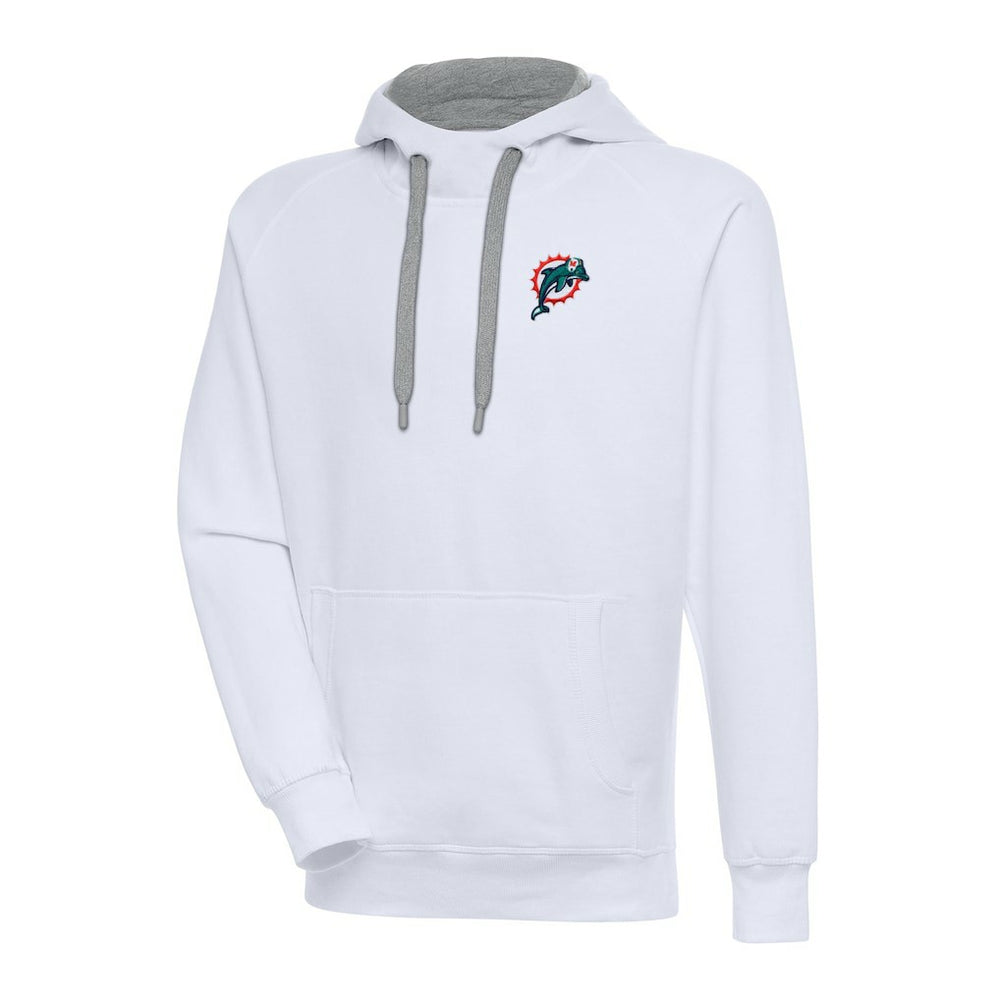 Adult Throwback Logo Victory Pullover Hoodie - Miami Dolphins