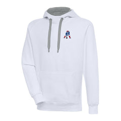 Adult Throwback Logo Victory Pullover Hoodie - New England Patriots