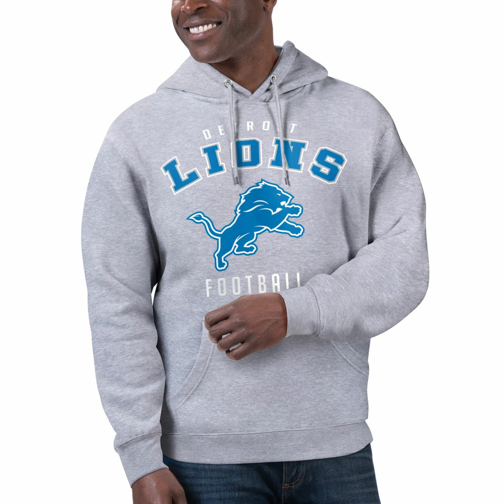 Starter Unisex Logo Graphic Pullover Hoodie - Detroit Lions