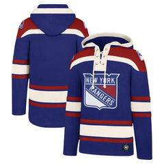 NHL Blue New York Rangers '47 Big & Tall Superior Lacer Pullover Hoodie