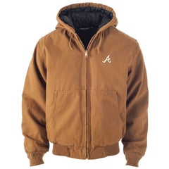 MLB Atlanta Braves Dunbrooke Dakota Work Full-Zip Hoodie Jacket