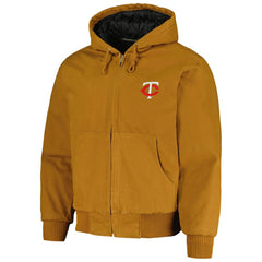 MLB Minnesota Twins Dunbrooke Dakota Work Full-Zip Hoodie Jacket