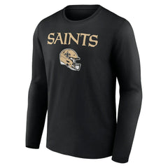 Chris Olave Team Wordmark Player Name & Number Long Sleeve T-Shirt - New Orleans Saints