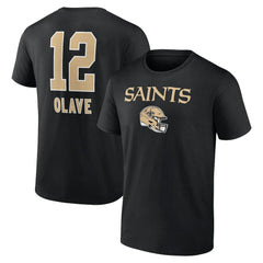 Chris Olave Team Wordmark Player Name & Number T-Shirt - New Orleans Saints