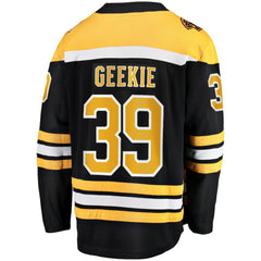 NHL Black Morgan Geekie Boston Bruins Fanatics Home Breakaway Jersey