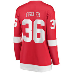 NHL Red Christian Fischer Detroit Red Wings Fanatics Women's Home Breakaway Player Jersey