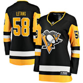 NHL Black Kris Letang Pittsburgh Penguins Fanatics Women's Home Breakaway Player Jersey