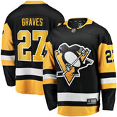 NHL Black Ryan Graves Pittsburgh Penguins Fanatics Home Breakaway Jersey
