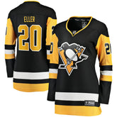 NHL Black Lars Eller Pittsburgh Penguins Fanatics Women's Home Breakaway Player Jersey