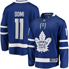 NHL Blue Max Domi Toronto Maple Leafs Fanatics Home Breakaway Jersey