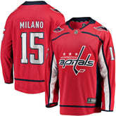 NHL Red Sonny Milano Washington Capitals Fanatics Home Breakaway Jersey