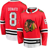 NHL Red Ryan Donato Chicago Blackhawks Fanatics Home Breakaway Jersey