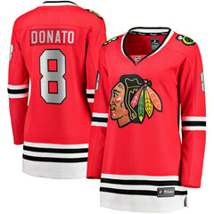 NHL Red Ryan Donato Chicago Blackhawks Fanatics Women's Home Breakaway Player Jersey