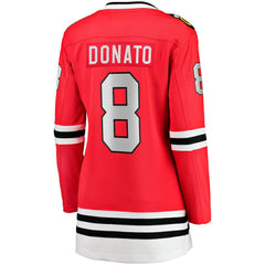 NHL Red Ryan Donato Chicago Blackhawks Fanatics Women's Home Breakaway Player Jersey