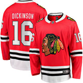NHL Red Jason Dickinson Chicago Blackhawks Fanatics Home Breakaway Jersey