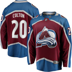 NHL Maroon Ross Colton Colorado Avalanche Fanatics Home Breakaway Jersey