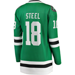 NHL Kelly Green Sam Steel Dallas Stars Fanatics Women's Home Breakaway Player Jersey