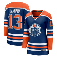 NHL Royal Mattias Janmark Edmonton Oilers Fanatics Women's Home Breakaway Player Jersey