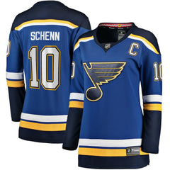 NHL Blue Brayden Schenn St. Louis Blues Fanatics Women's Home Breakaway Player Jersey