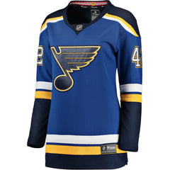 NHL Blue Kasperi Kapanen St. Louis Blues Fanatics Women's Home Breakaway Player Jersey