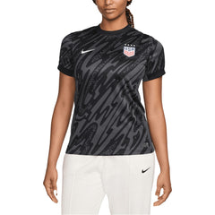 USWNT Women's 2024 Goalkeeper Replica Stadium Jersey - Nike Black
