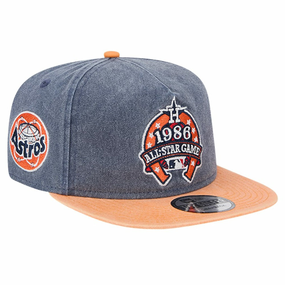 MLB Houston Astros New Era 1986 MLB All-Star Game Pigment Dye Golfer Snapback Hat