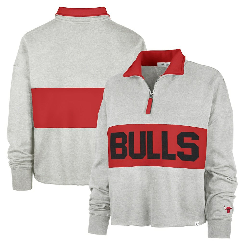 NBA Chicago Bulls '47 Women's Breakthrough Remi Quarter-Zip Jacket sale