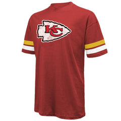 Travis Kelce Majestic Threads Name & Number Oversized Fit T-Shirt - Kansas City Chiefs