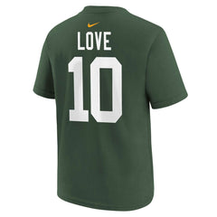 Jordan Love Preschool Player Name & Number T-Shirt - Green Bay Packers